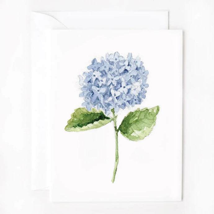 Set of 8 Hydrangea Stem Notecards