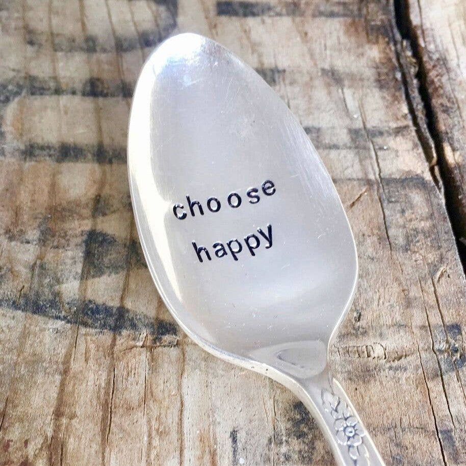 Choose Happy Teaspoon