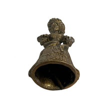 Load image into Gallery viewer, Antiqued Brass Colonial Lady Table Bell | Home Accents
