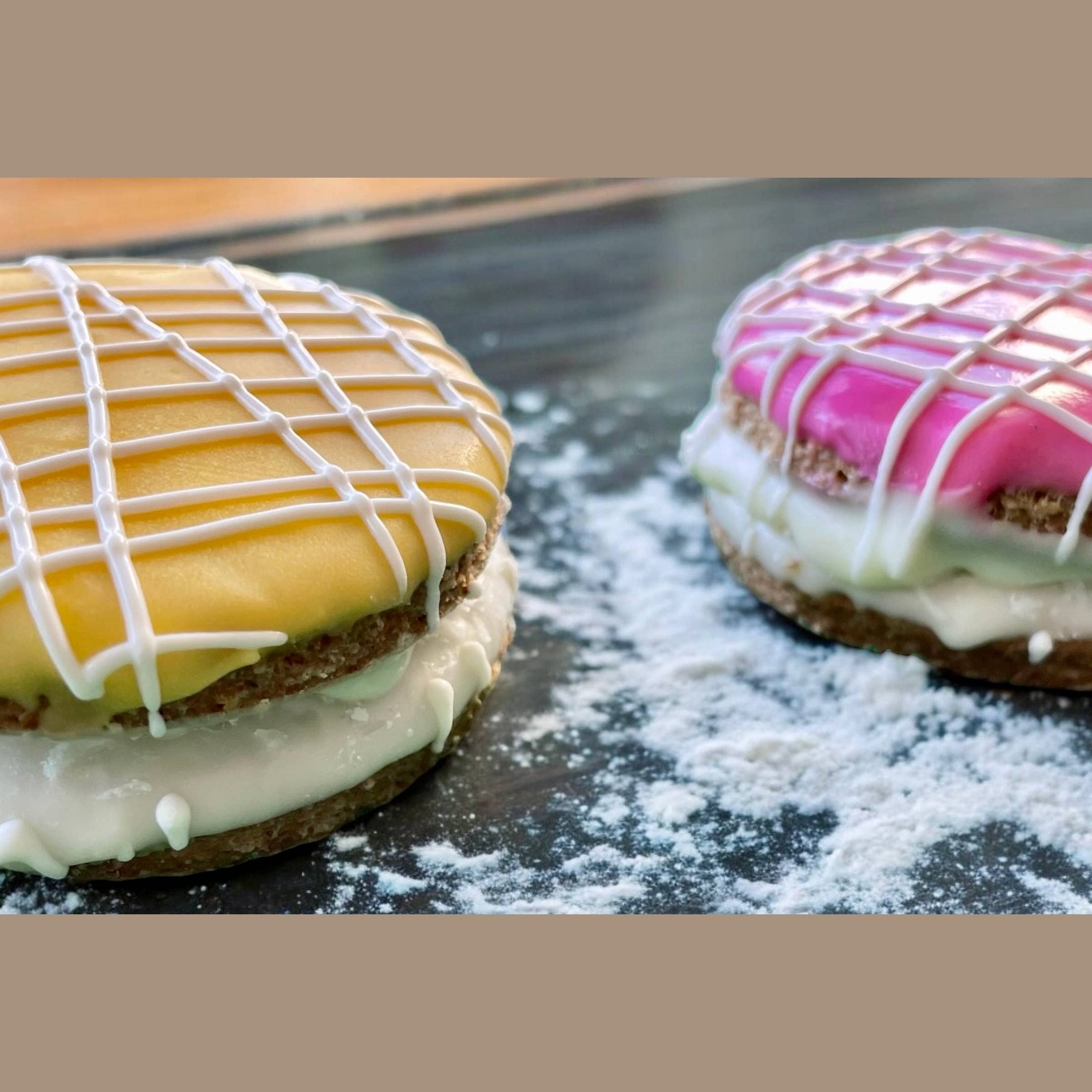 Macaroon dog treats