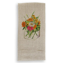Load image into Gallery viewer, French Graffiti Natural Linen Hand Towels
