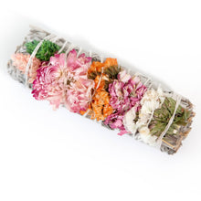 Load image into Gallery viewer, 4&quot; Sherbet Color Sage Smudge Stick
