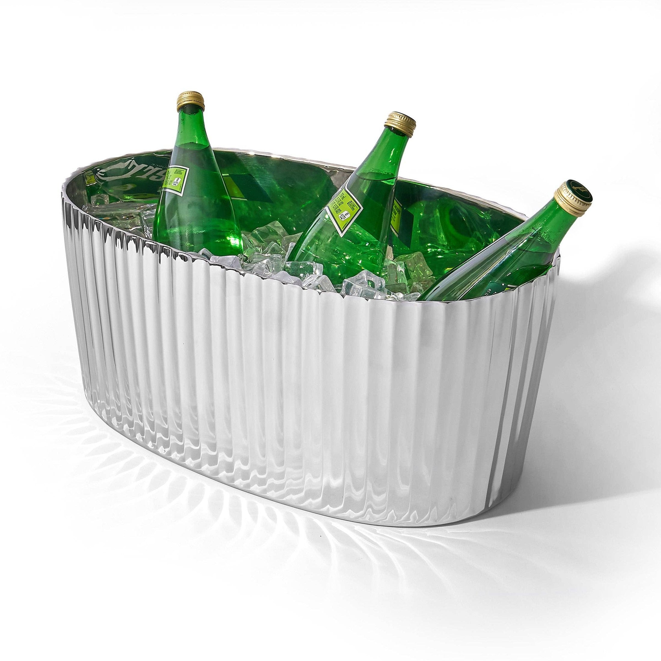 Waves Stainless Steel Party Tub