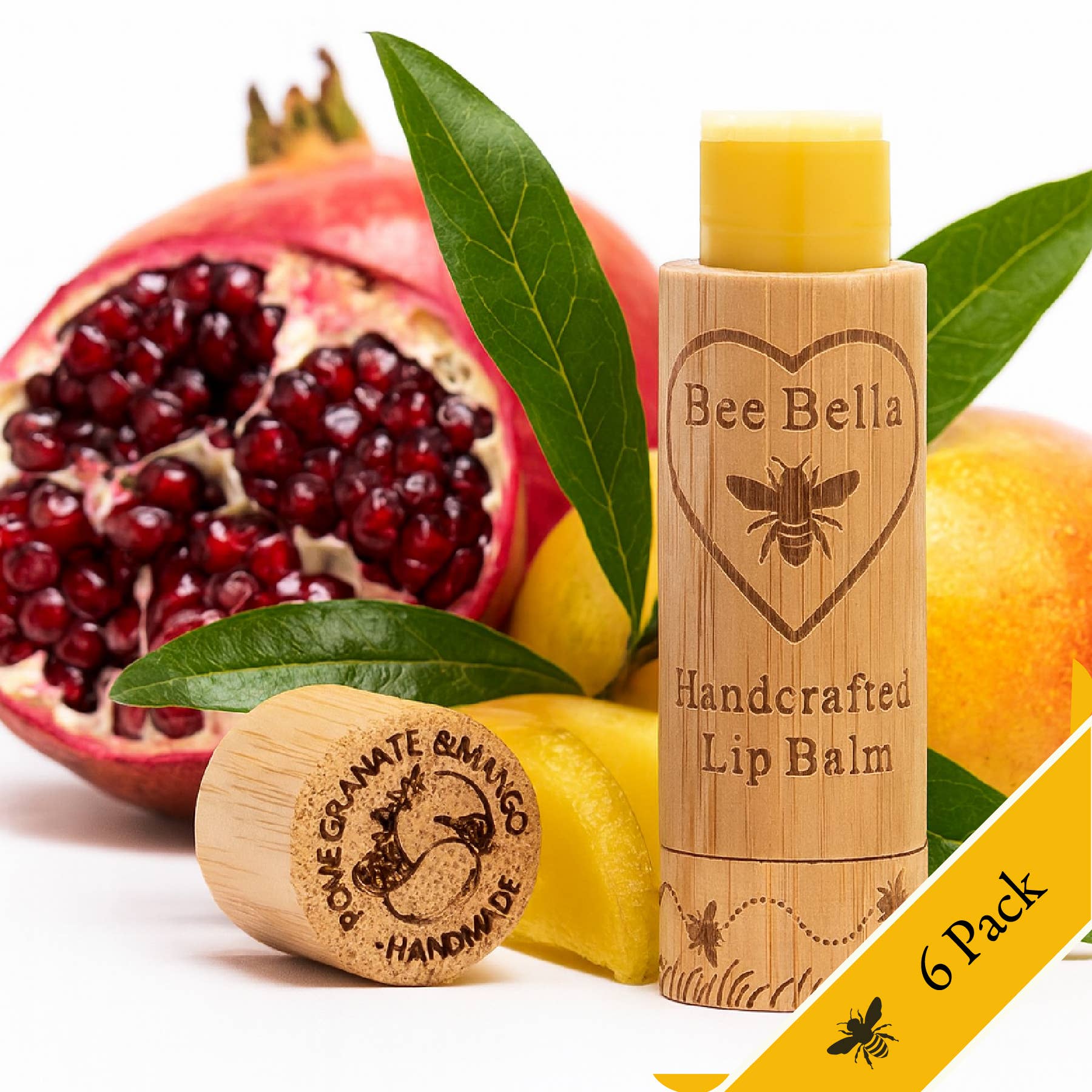 Pomegranate Mango Lip Balm  |  6 Pack