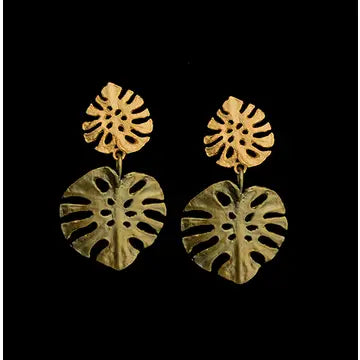 Michael Michaud Jewelry - Monstera Large Post Earrings