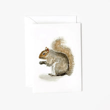 Load image into Gallery viewer, Squirrel woodland mini enclosure notecard
