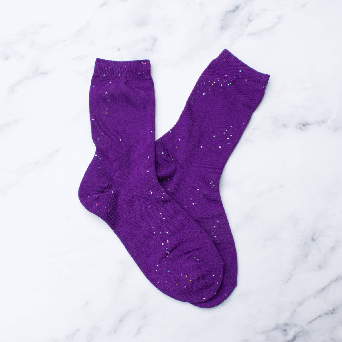Women's Holiday Glitter Socks