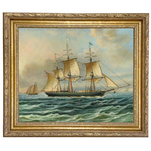 Load image into Gallery viewer, Baltimore Clipper Architect Vintage Painting Print
