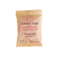 Load image into Gallery viewer, Sour Raspberry Swedish Fish - 4.2oz (120gm)
