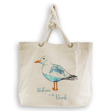 Load image into Gallery viewer, Seagull with Welcome to the Beach
