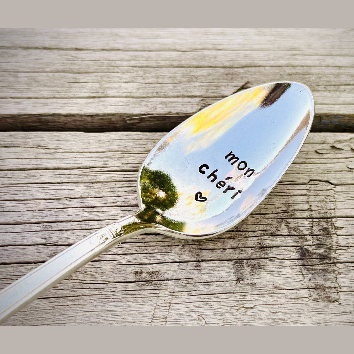 Mon cheri - vintage teaspoon