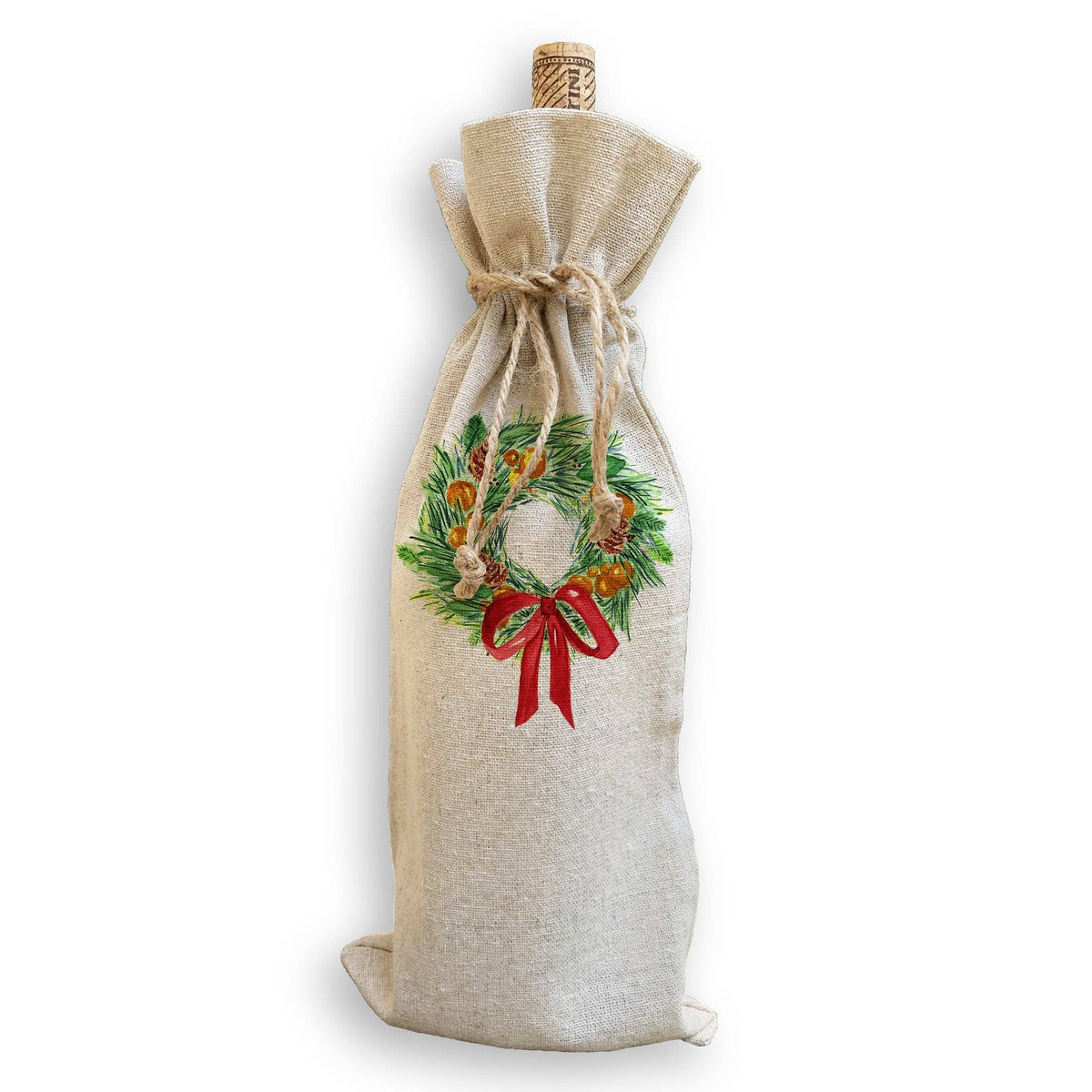 Christmas Wreath Guest towel