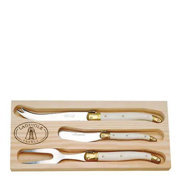Jean Dupost 3 Piece Cheese Set - Ivory