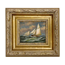 Load image into Gallery viewer, Puritan and Genesta Vintage Painting Print on Canvas

