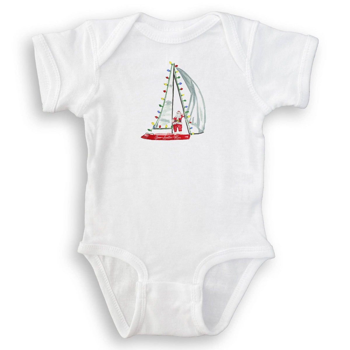 Sailing Santa Kitchen Towel