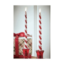 Load image into Gallery viewer, Christmas Twist Taper Candles
