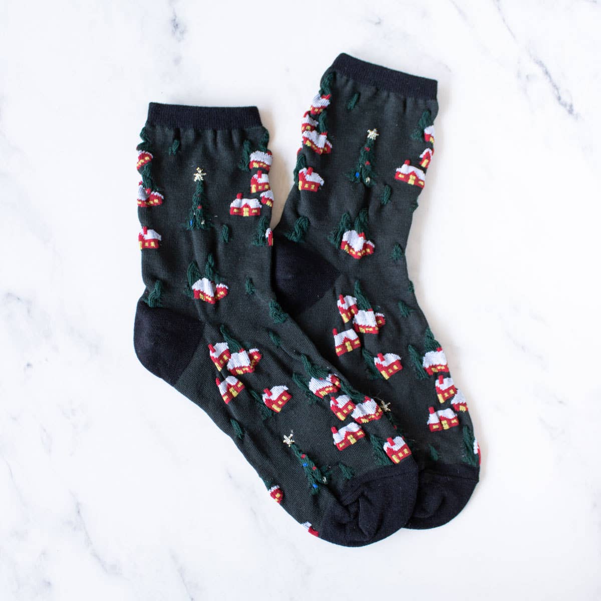 Christmas Village Casual Socks