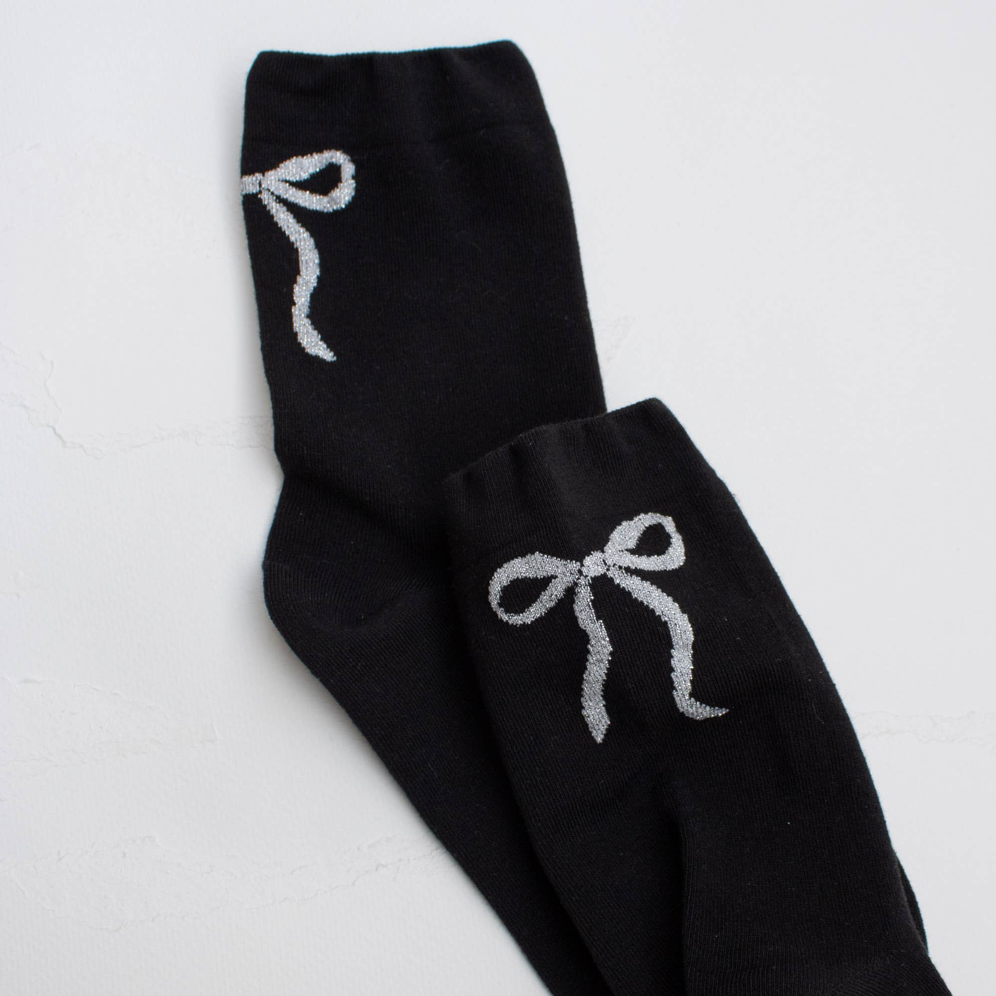 Women's Holiday Ribbon Bow Casual Socks