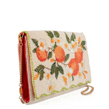 Load image into Gallery viewer, Sun Kissed Orange Fruit Beaded Crossbody Handbag
