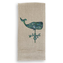 Load image into Gallery viewer, French Graffiti Natural Linen Hand Towels
