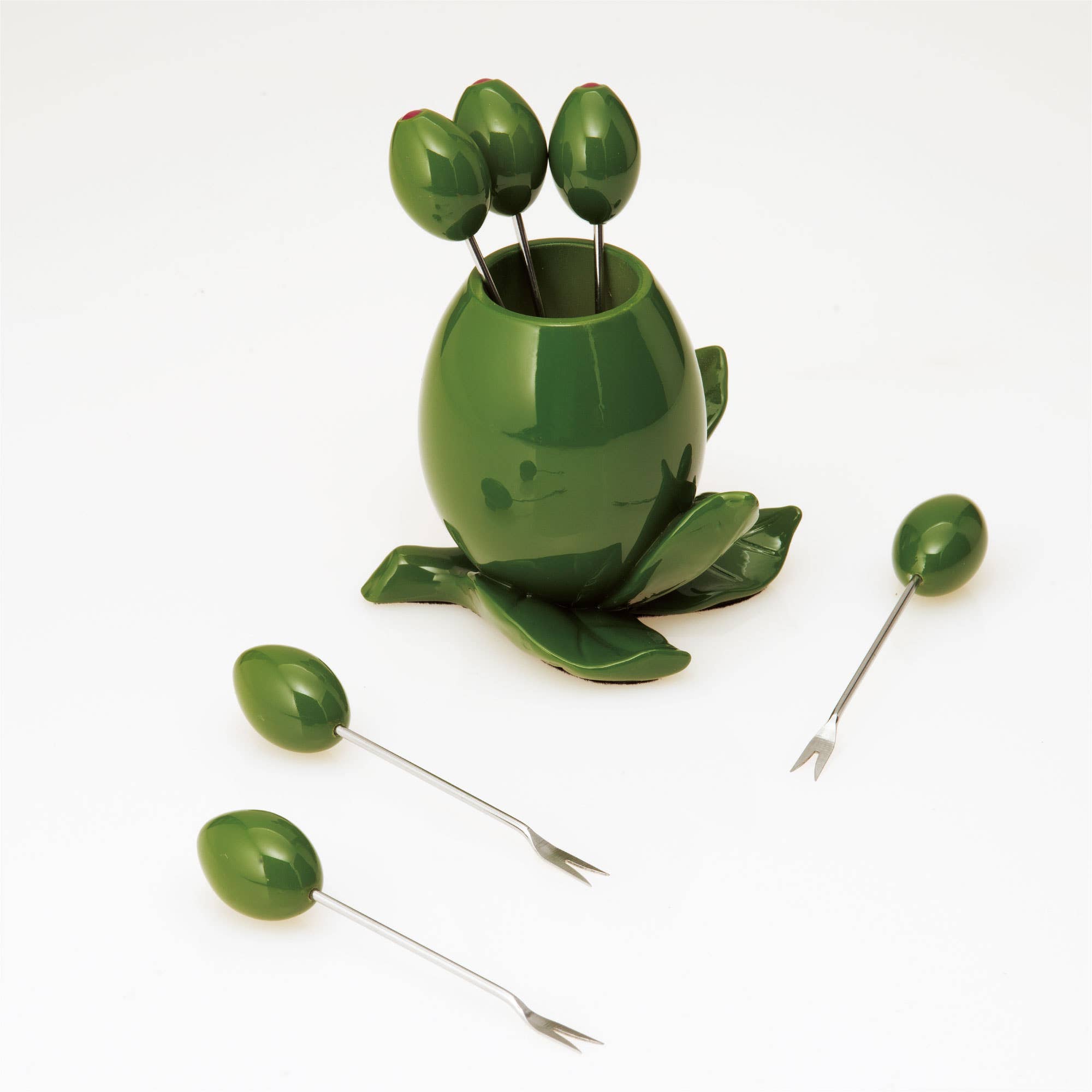 7-Piece Olive Cocktail Pick Set