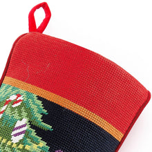 Load image into Gallery viewer, Toy Train Embroidered Stocking
