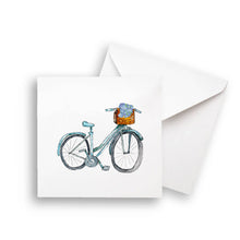 Load image into Gallery viewer, Blue Bike with Hydrangeas
