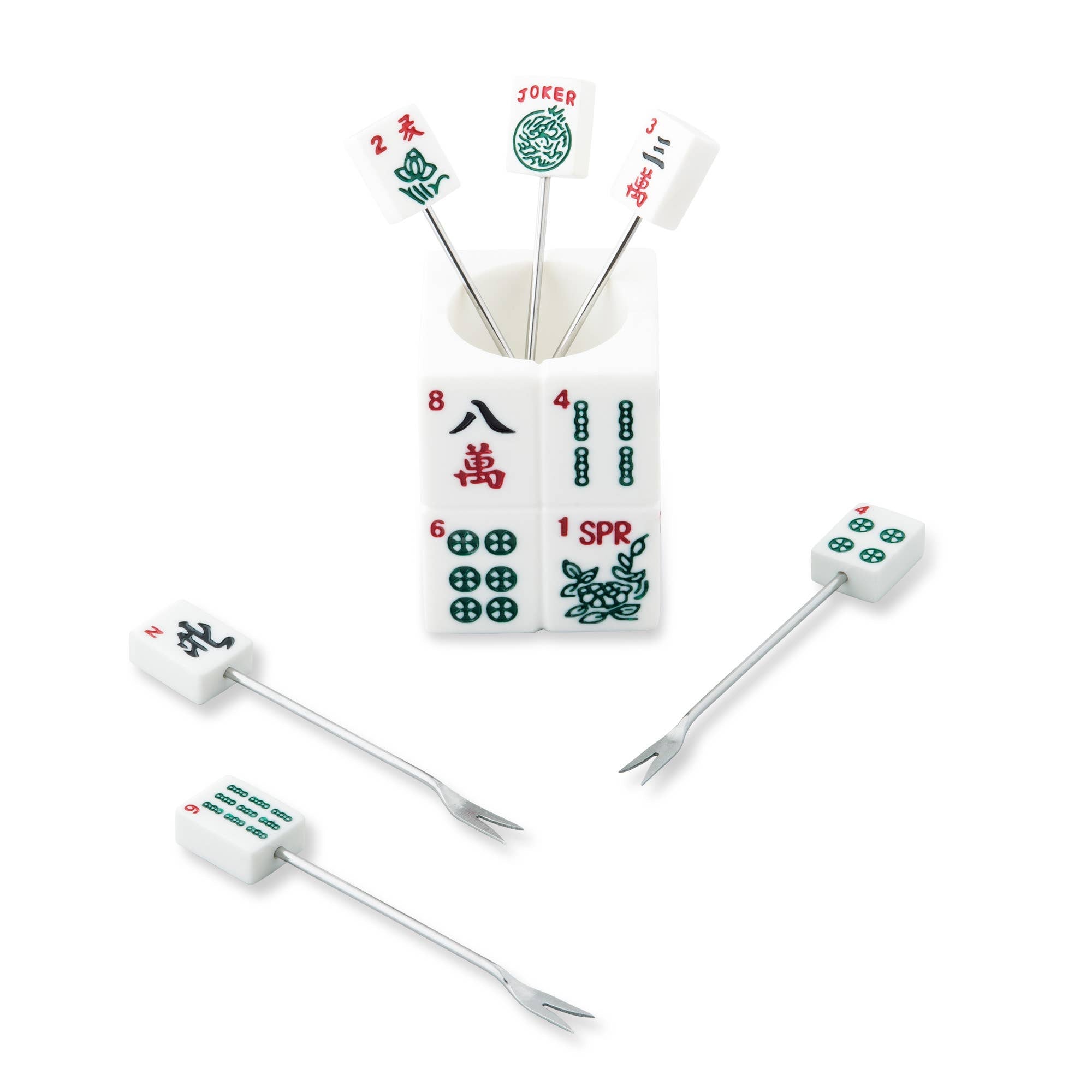 7-Piece MaJong Cocktail Pick Set