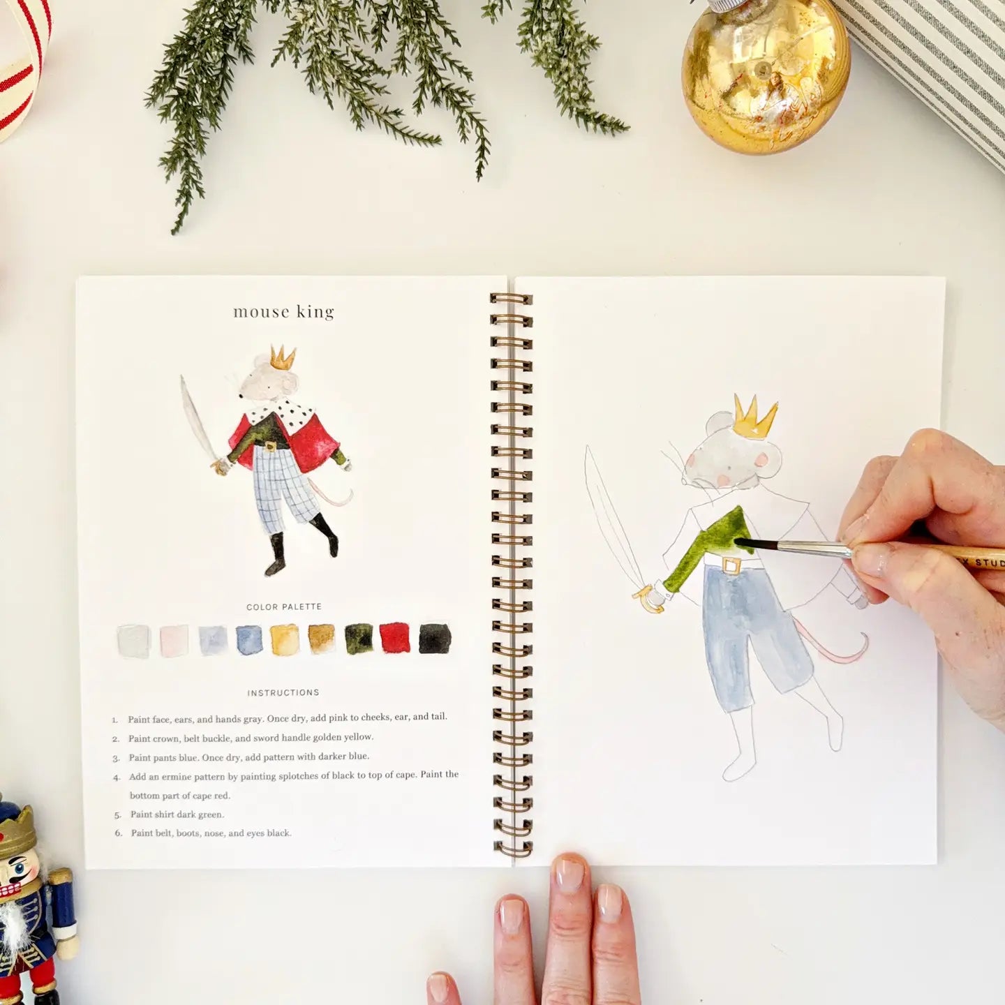 Watercolor Workbook - Nutcracker