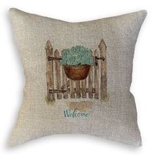 Load image into Gallery viewer, Gate with Hydrangea Basket
