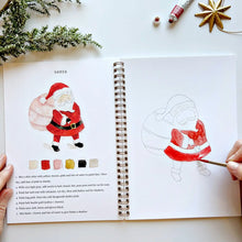 Load image into Gallery viewer, Watercolor Workbook - Christmas
