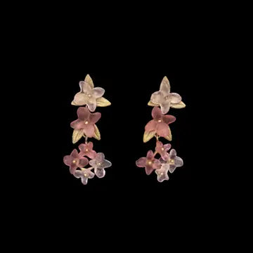 Michael Michaud Jewelry - Pink Hydrangea Statement Earrings