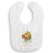 Load image into Gallery viewer, Square Vase with Flowers and Location
