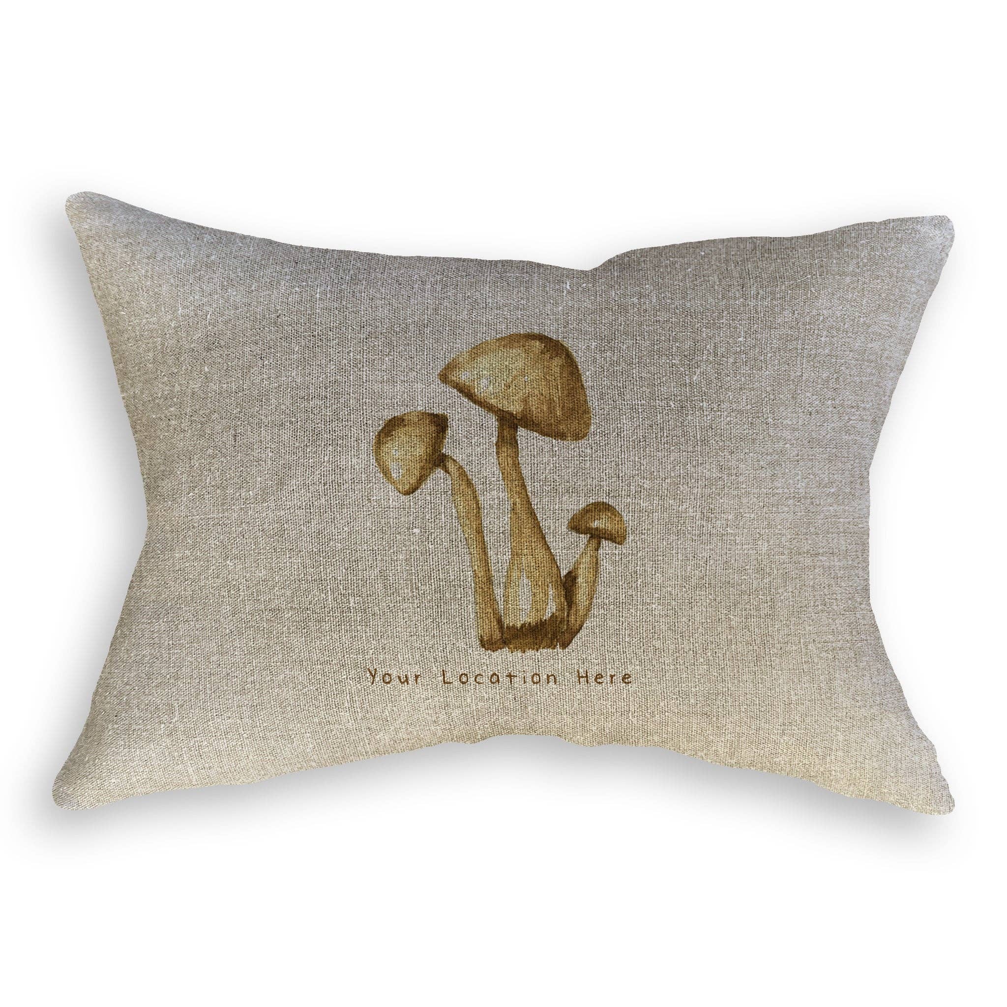 Three Mushrooms with Location