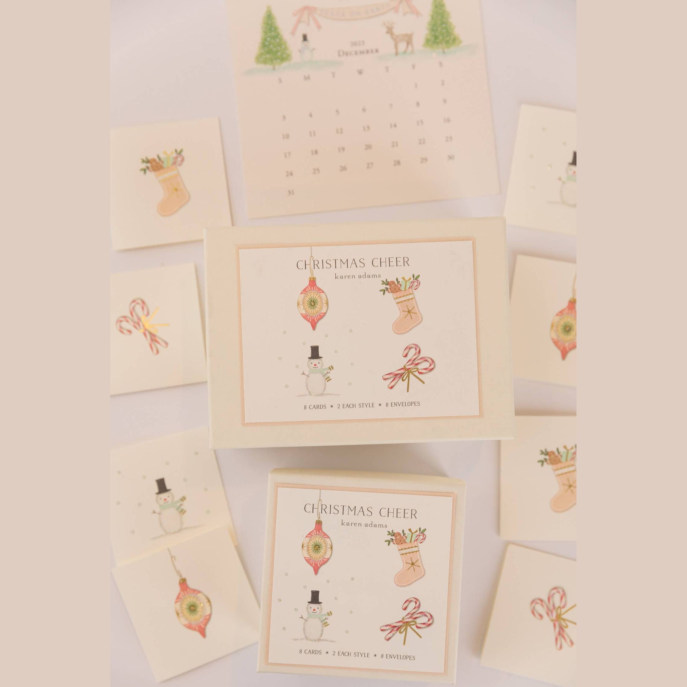Christmas Cheer Note Card Box