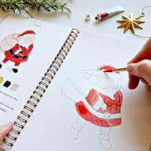 Load image into Gallery viewer, Watercolor Workbook - Christmas
