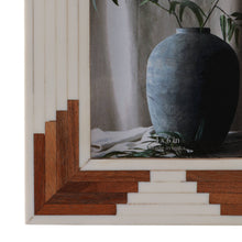 Load image into Gallery viewer, Wood Cascading Design Picture Frame - White, 4x6 in.
