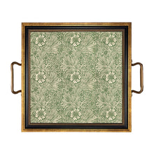 Load image into Gallery viewer, William Morris Marigold Decorative Tray with Brass Handles
