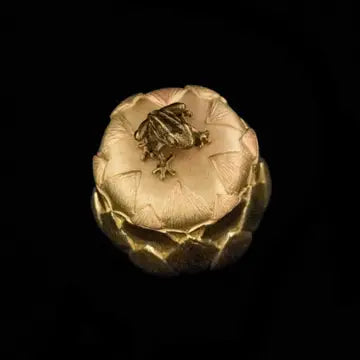 Michaud Table Art - Lotus Frog Box