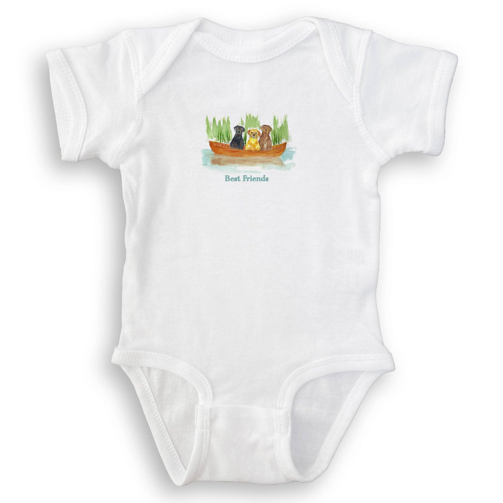 Labs In a Boat Hand Towel