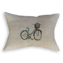 Load image into Gallery viewer, Blue Bike with Hydrangeas
