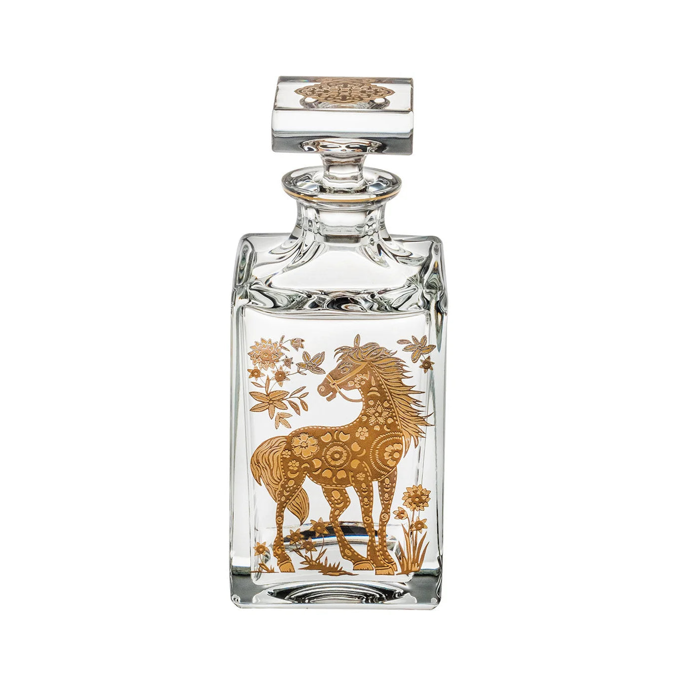 Gold Horse Whiskey Decanter - Thumbnail 2
