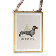Load image into Gallery viewer, Dachshund with Champagne
