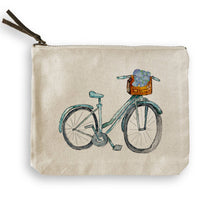 Load image into Gallery viewer, Blue Bike with Hydrangeas
