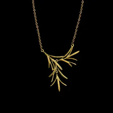 Michael Michaud Jewelry - Dainty Rosemary Leaf 16