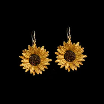 Michael Michaud Jewelry - Sunflower Wire Drop Earrings