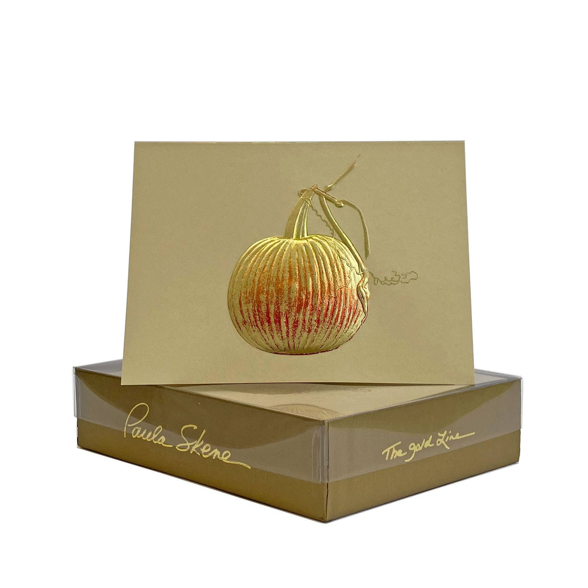 Foil Pumpkin Blank Fall Card
