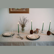 Load image into Gallery viewer, Asparagus Beeswax Candle Taper Pair
