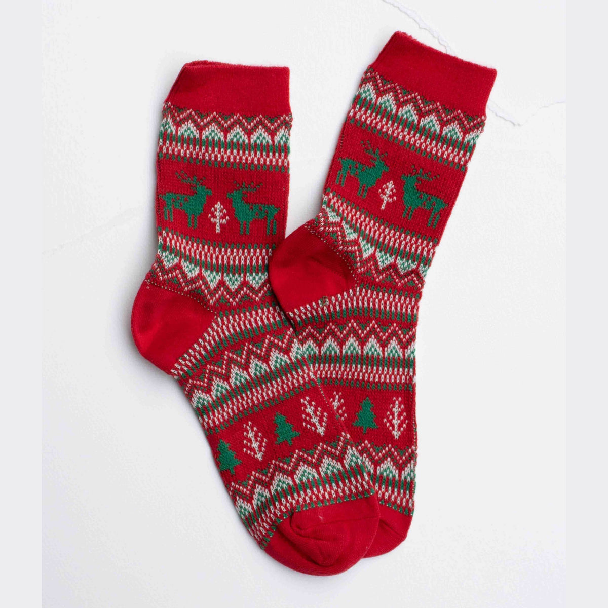 Holiday Deer Casual Socks
