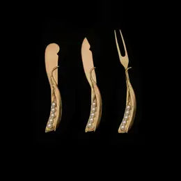 Michael Michaud - Peapod 3 Piece Hostess Set/Serving Utensils